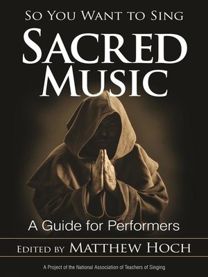 cover image of So You Want to Sing Sacred Music